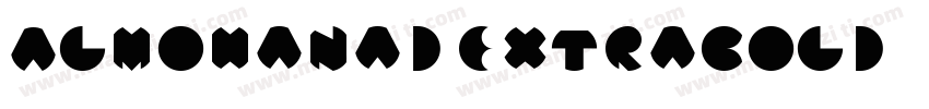 AlMohanadExtraBold ExtraBold字体转换